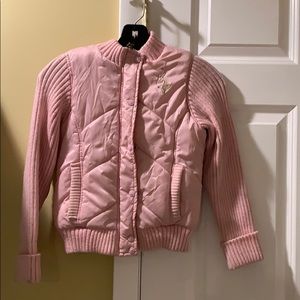 Kids pink bomber jacket